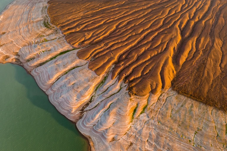 rock formations near sea